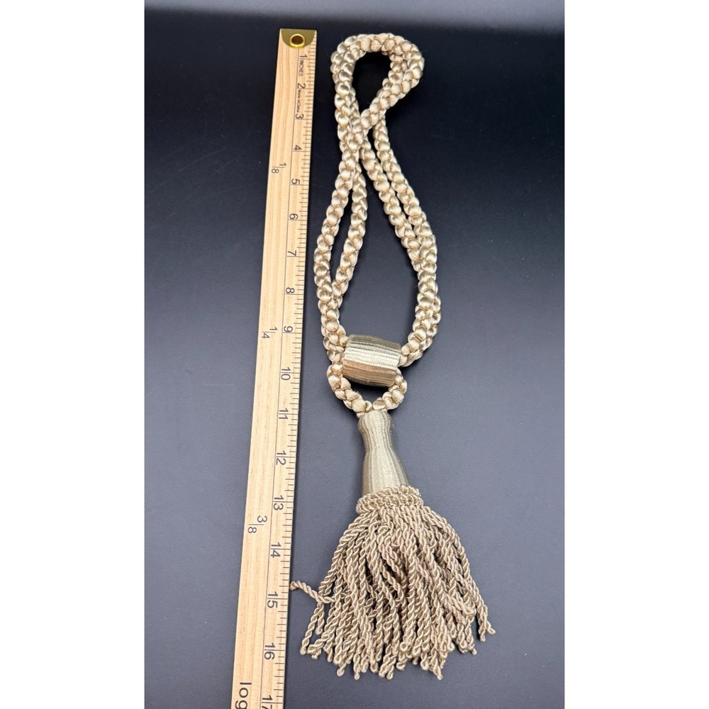 DÉCOPRO Tassel Tieback, Adjustable Cord Length, Set of 4, 16" - Picture 6 of 6